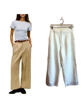 MOD REF ‘The Garner’ Wide Leg Pleated Front Trouser